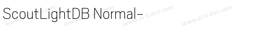 ScoutLightDB Normal字体转换